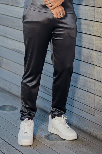 Satin Jogger Pants