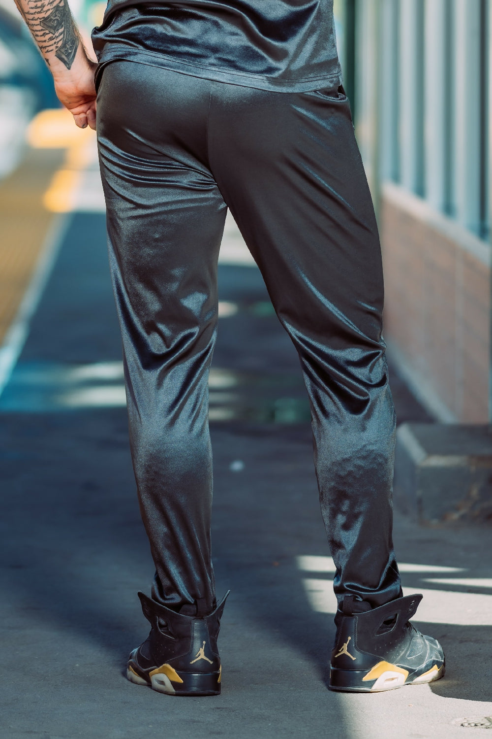 Satin Jogger Pants