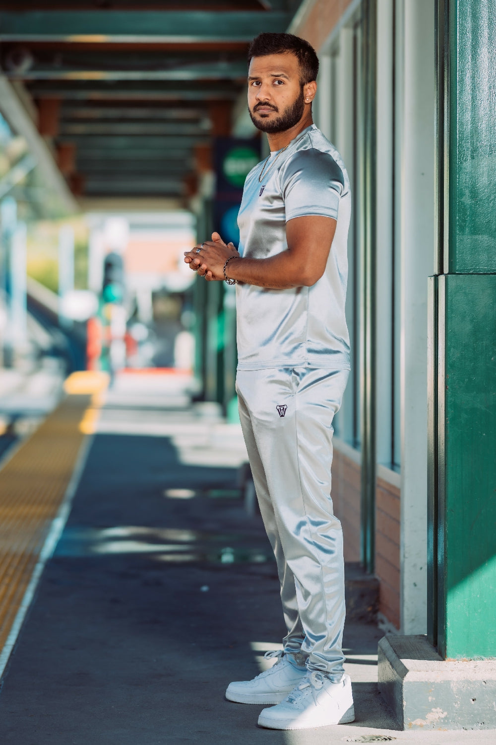 Satin Jogger Pants